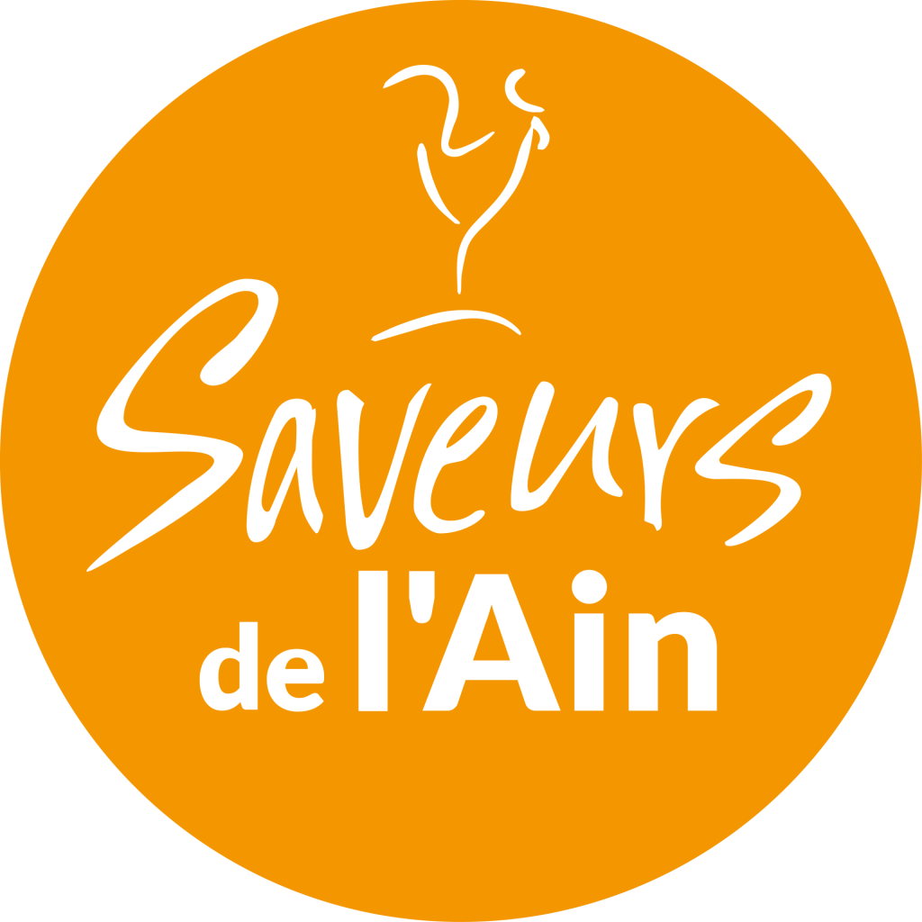 Logo orange "Saveurs de l’Ain".